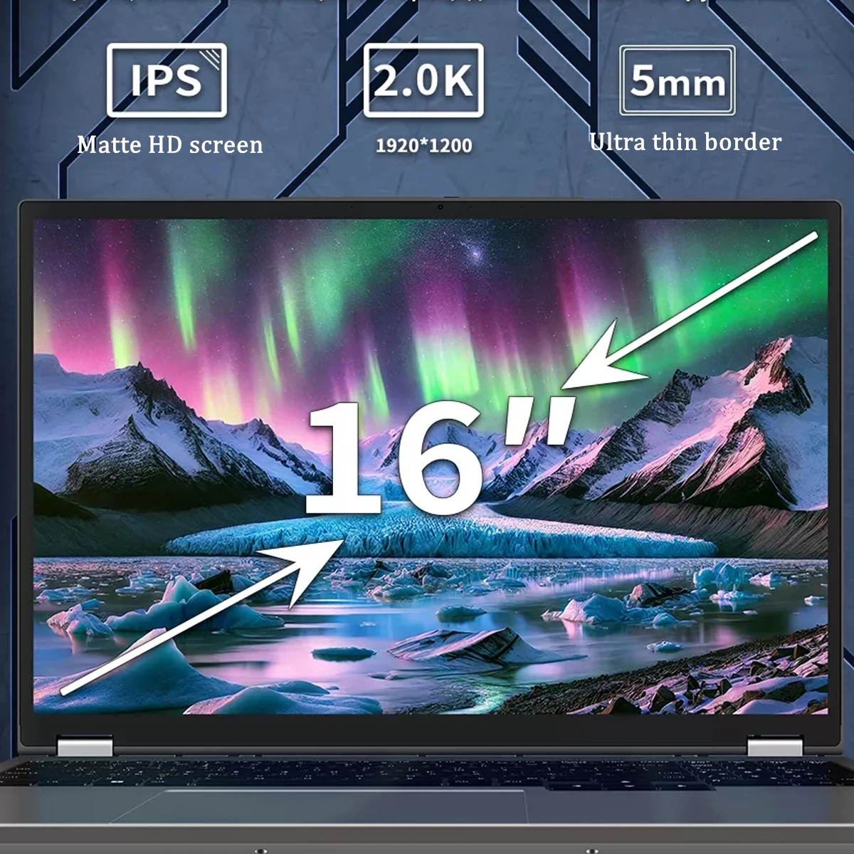 Игровой ноутбук akpad 16 дюймов - Фотография_3