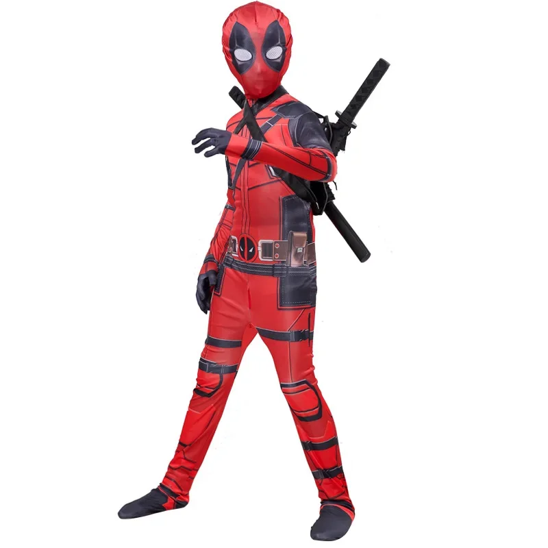 Deadpool costume kids superhero - Фотография_3