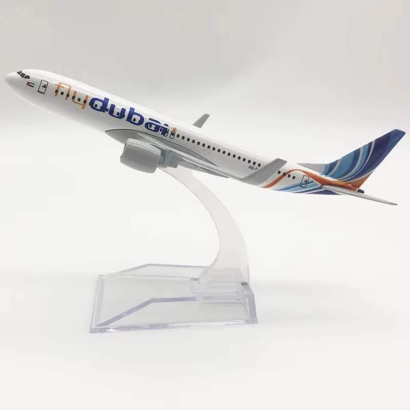 16 см dubai airlines b737 модель самолета из сплава