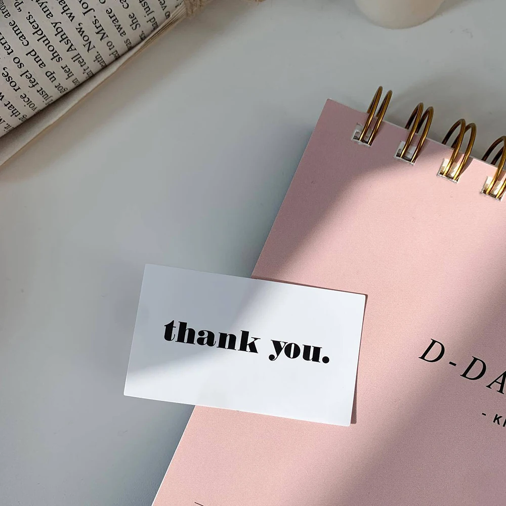 Круглая квадратная наклейка «спасибо» - Фотография_2