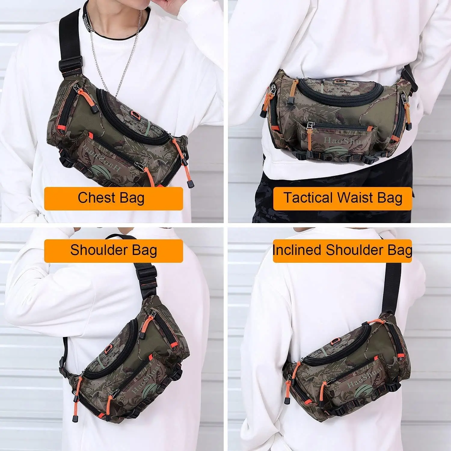 Водонепроницаемая поясная сумка через плечо - Фотография_2