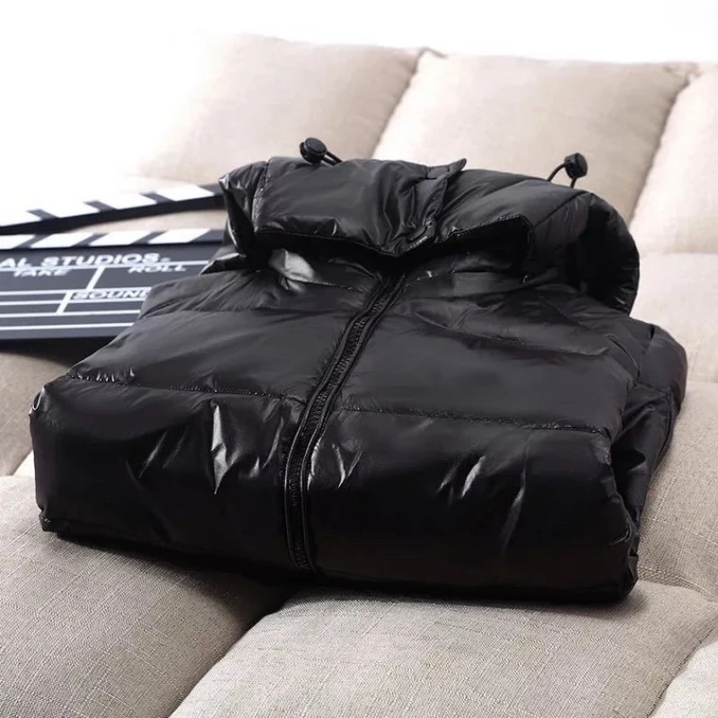 Новые зимние мужские пуховики с капюшоном на гусином пуху - Фотография_2