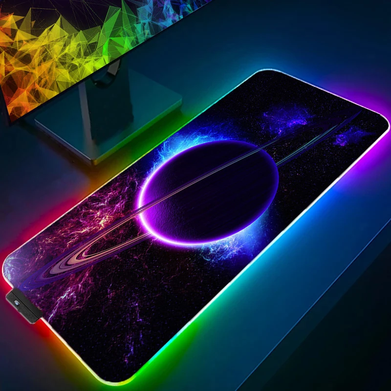 Космический светодиодный коврик для мыши rgb - Фотография_4
