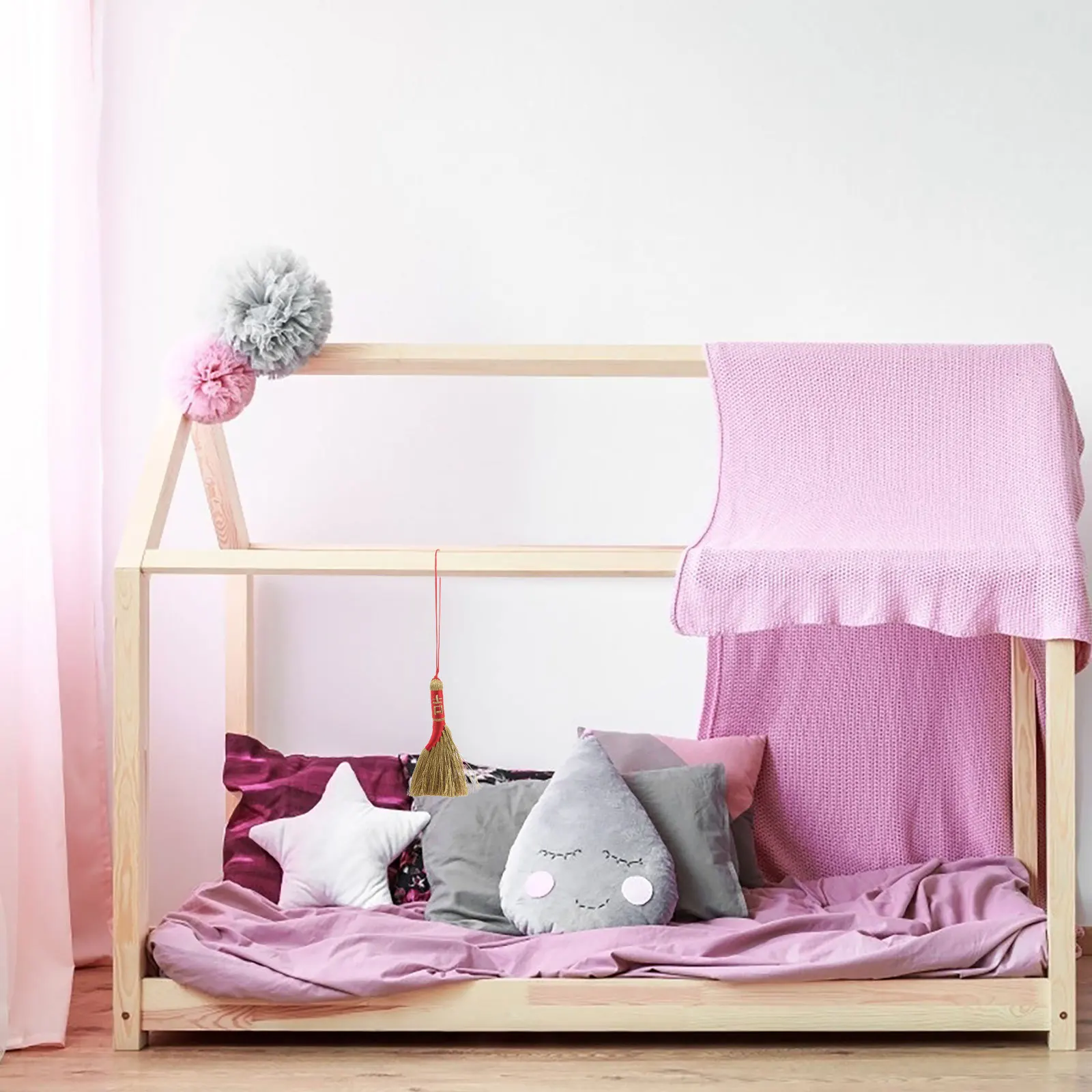 Мини-кисточка, декор для метлы - Фотография_4