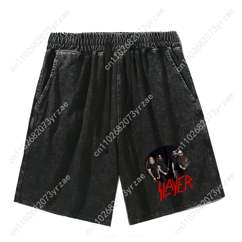 Шорты slayer, мужские и женские - Фотография_2