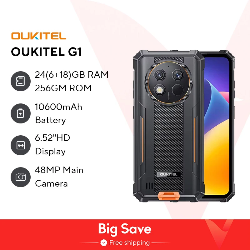 Прочный смартфон oukitel g1
