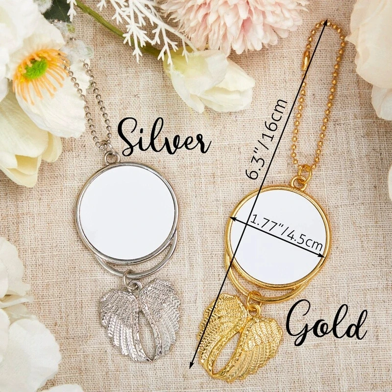 Подвеска для зеркала заднего вида на заказ с крыльями ангела - Фотография_6