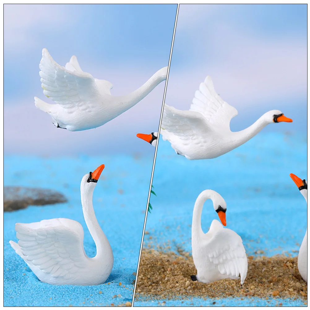 Мини-лебедь, декоративные украшения для дома - Фотография_4