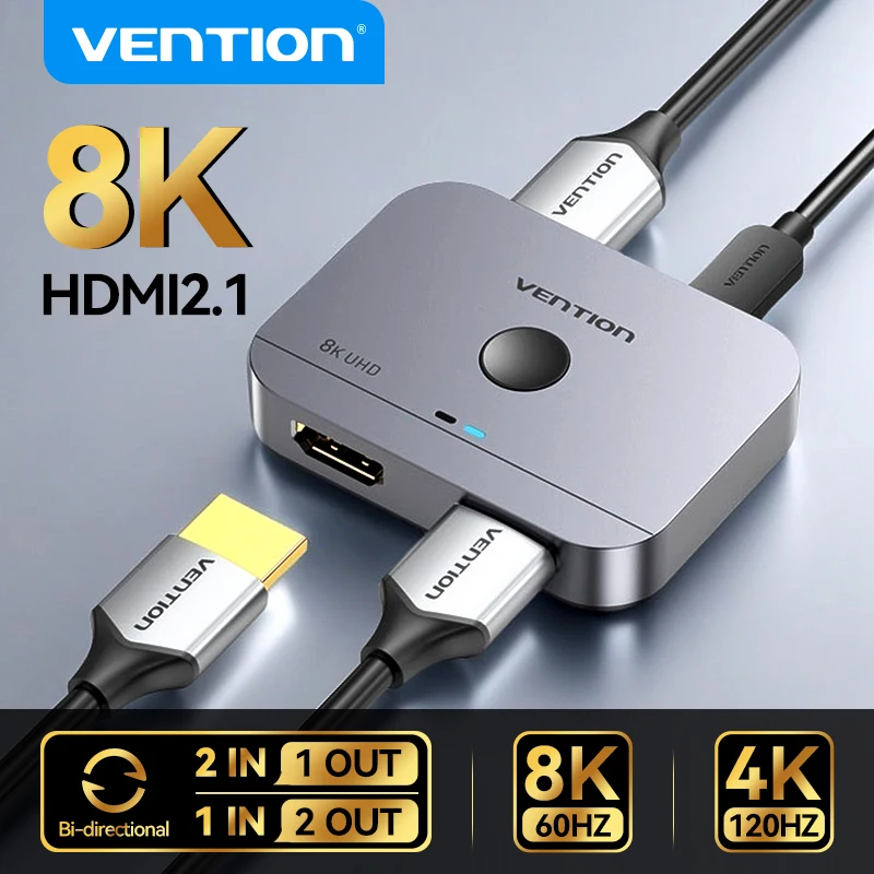 Разветвитель vention hdmi 2.1 8k