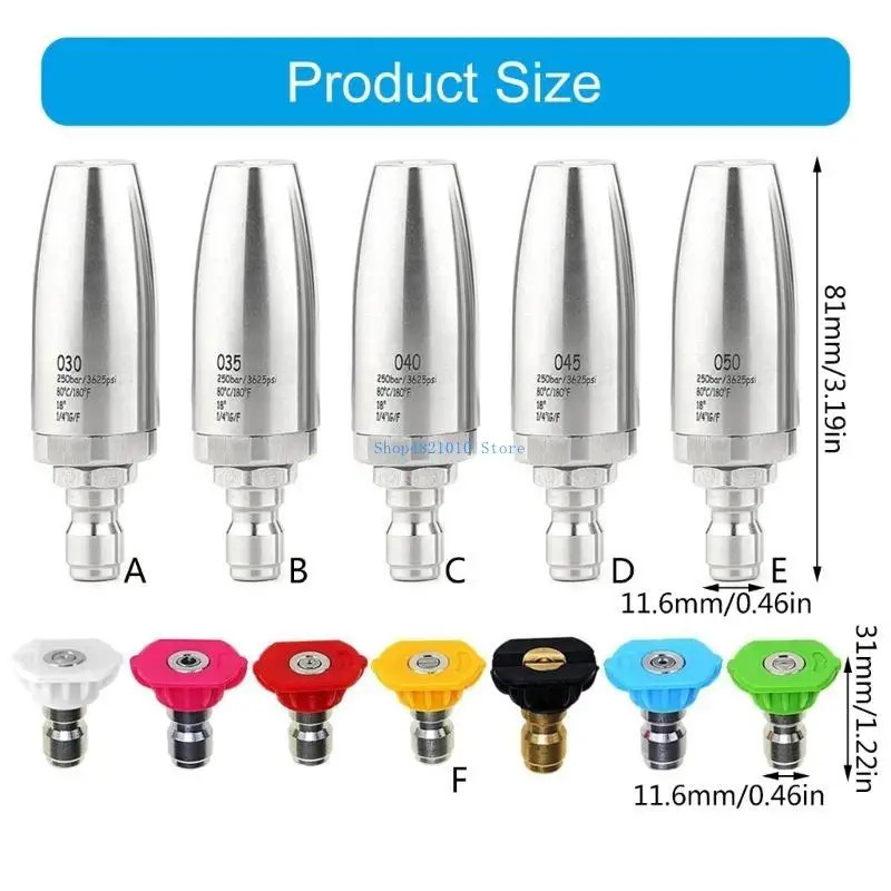 T3lf регулируемая насадка для водяных пистолетов высокого давления - Фотография_6