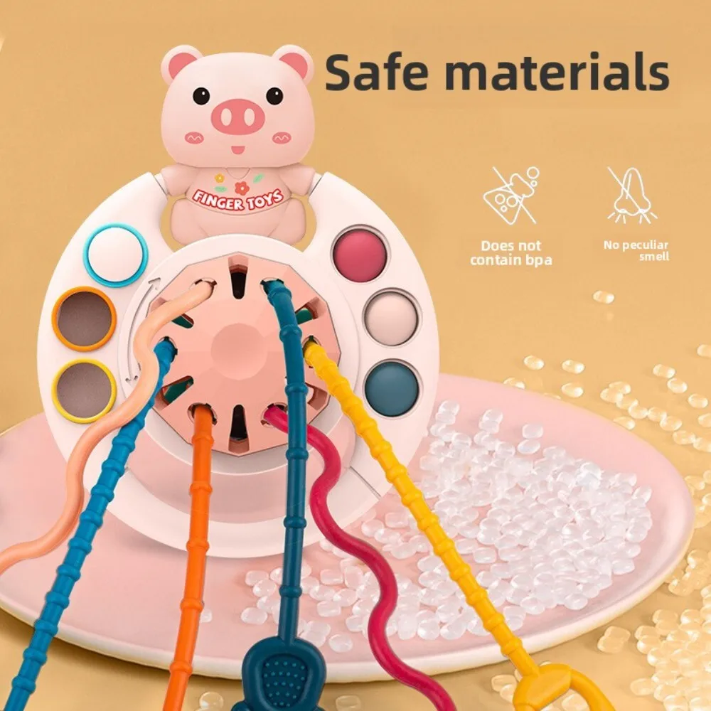 Мягкая силиконовая детская сенсорная игрушка для раннего обучения - Фотография_3