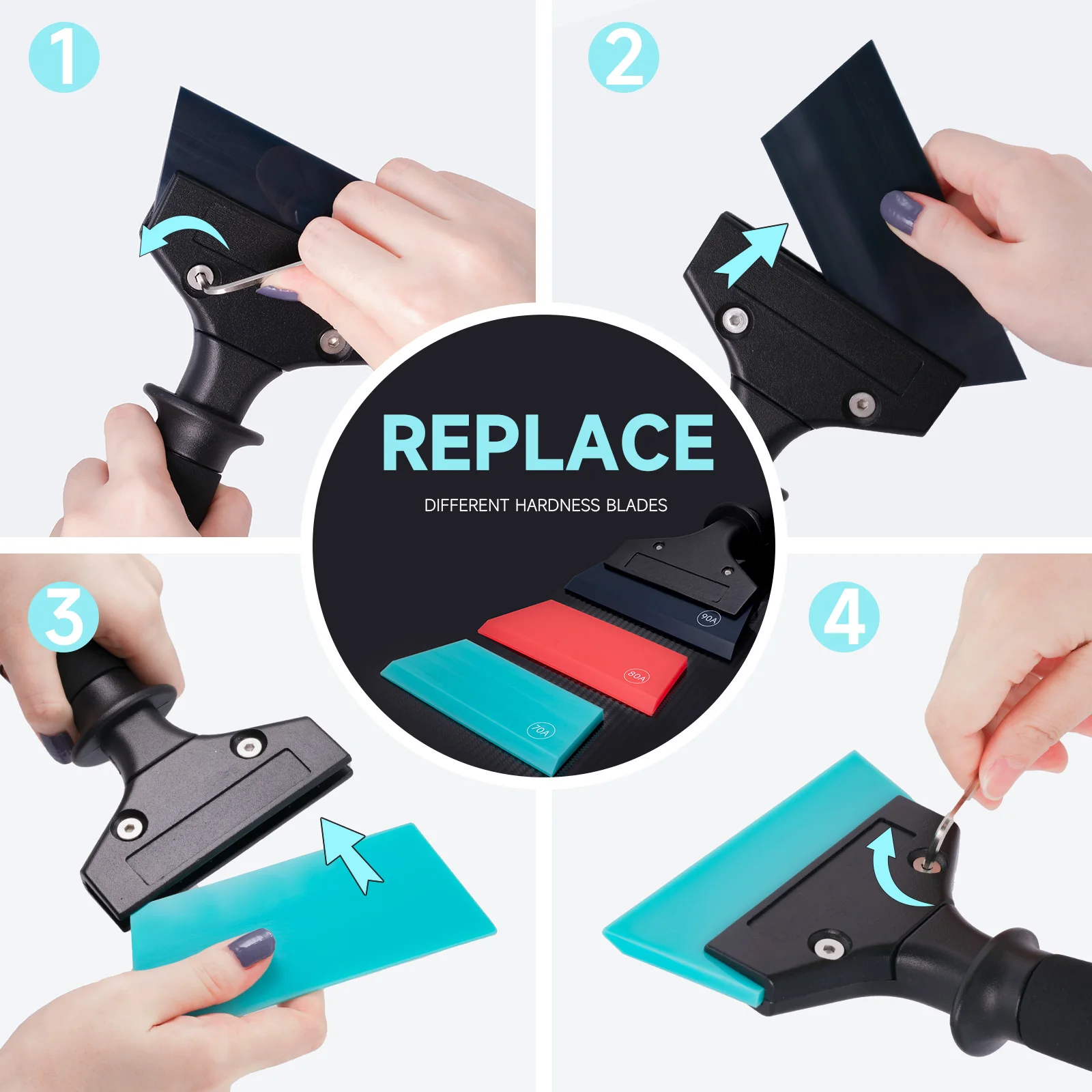 Скребок foshio с бронзовой/пластиковой - Фотография_5