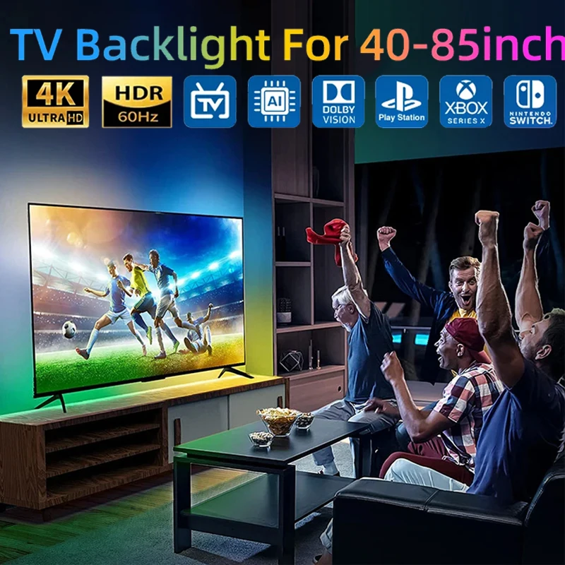 Светодиодная подсветка ambient tv для 40-85 дюймов