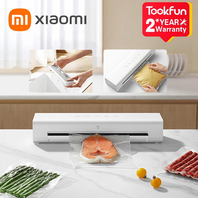 Вакуумный упаковщик пищевых продуктов xiaomi mijia