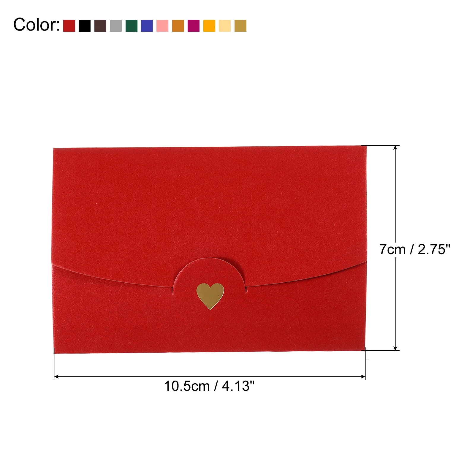 Мини-конверт 10,5x7 см, 12 шт - Фотография_3