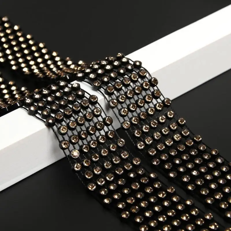 39bd женский модный элегантный галстук со стразами - Фотография_5