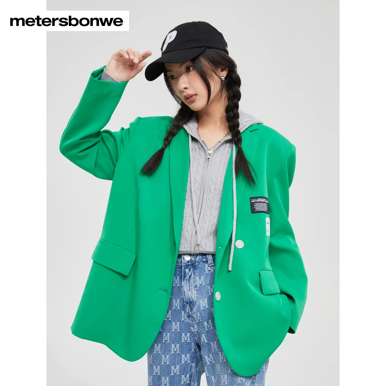 Metersbonwe-женский разноцветный костюм