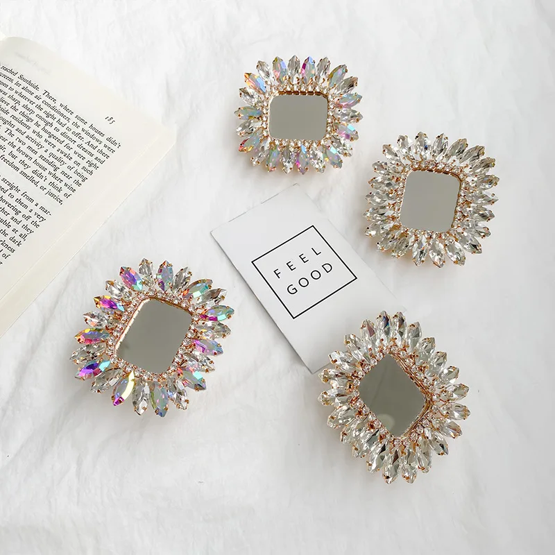 Роскошный блестящий квадратный зеркальный фотодержатель - Фотография_5