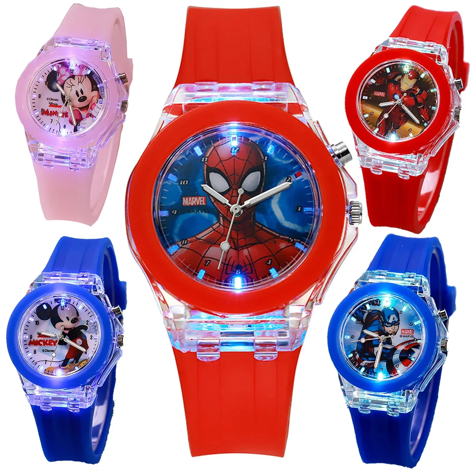 Светящиеся детские часы со светодиодной