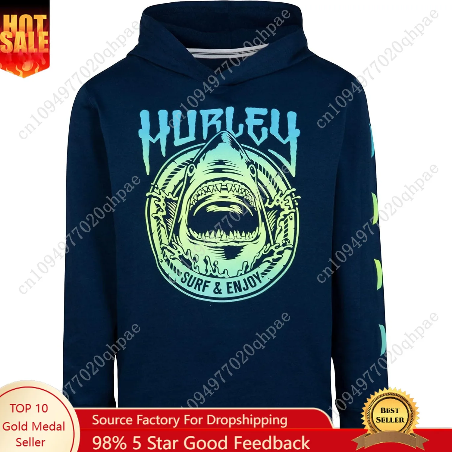 Футболка hurley для мальчиков с