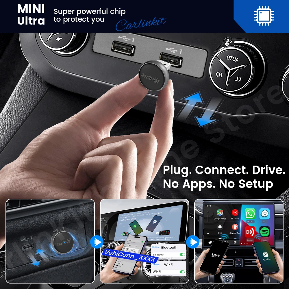 Carlinkit mini ultra 3 carplay - Фотография_3