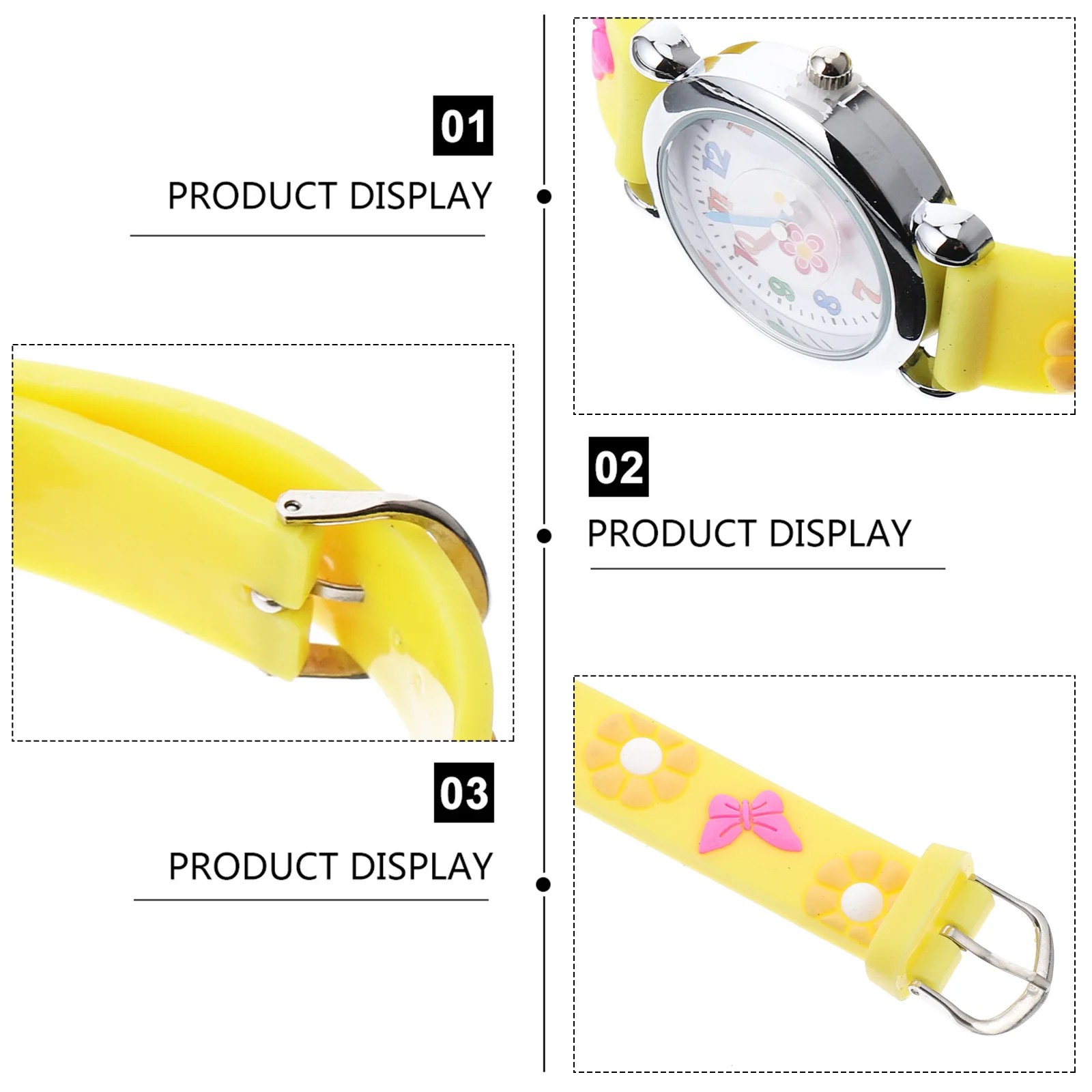 Креативные детские часы с героями