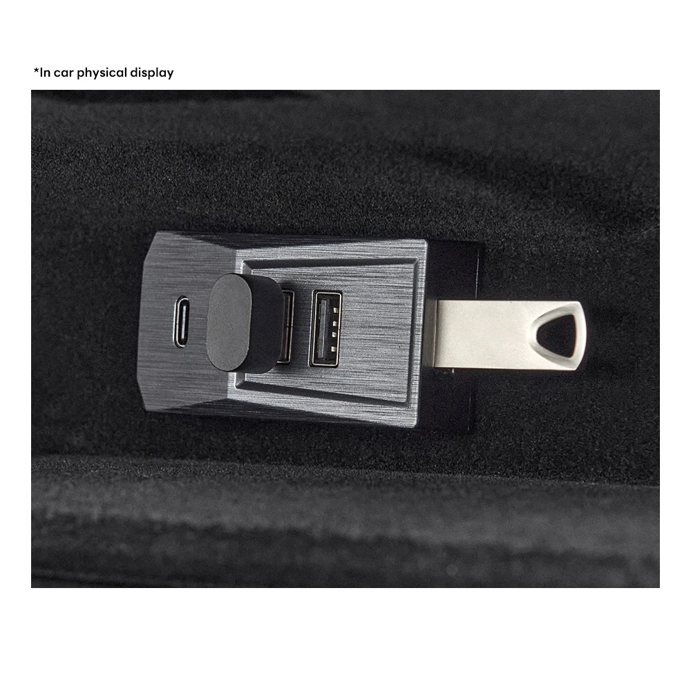 Usb-концентратор glovebox для tesla - Фотография_3