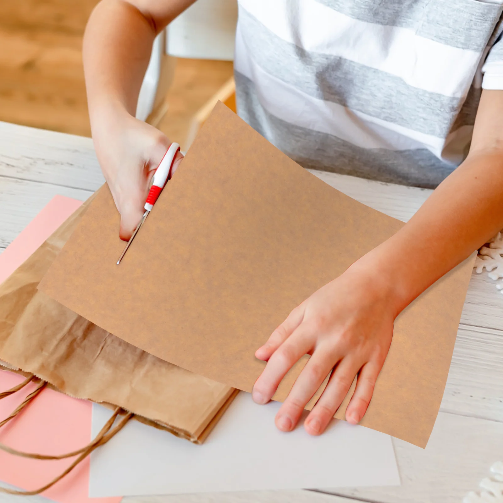 50 листов коричневой крафт-бумаги - Фотография_2