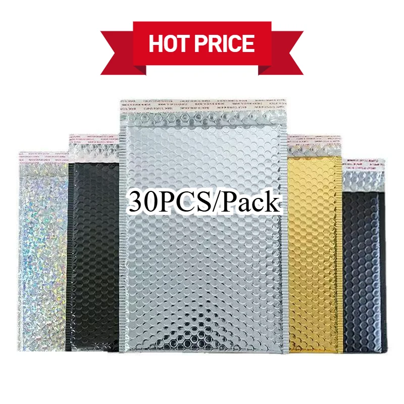 Голографические почтовые конверты с пузырьками