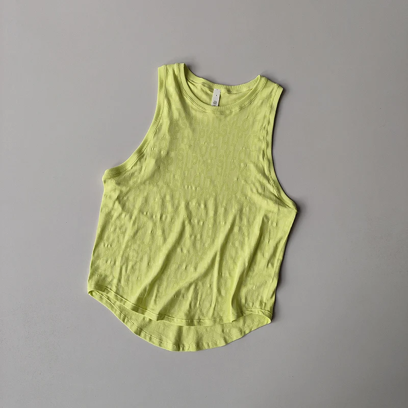 Новая спортивная блузка для пилатеса без рукавов для женщин - Фотография_5