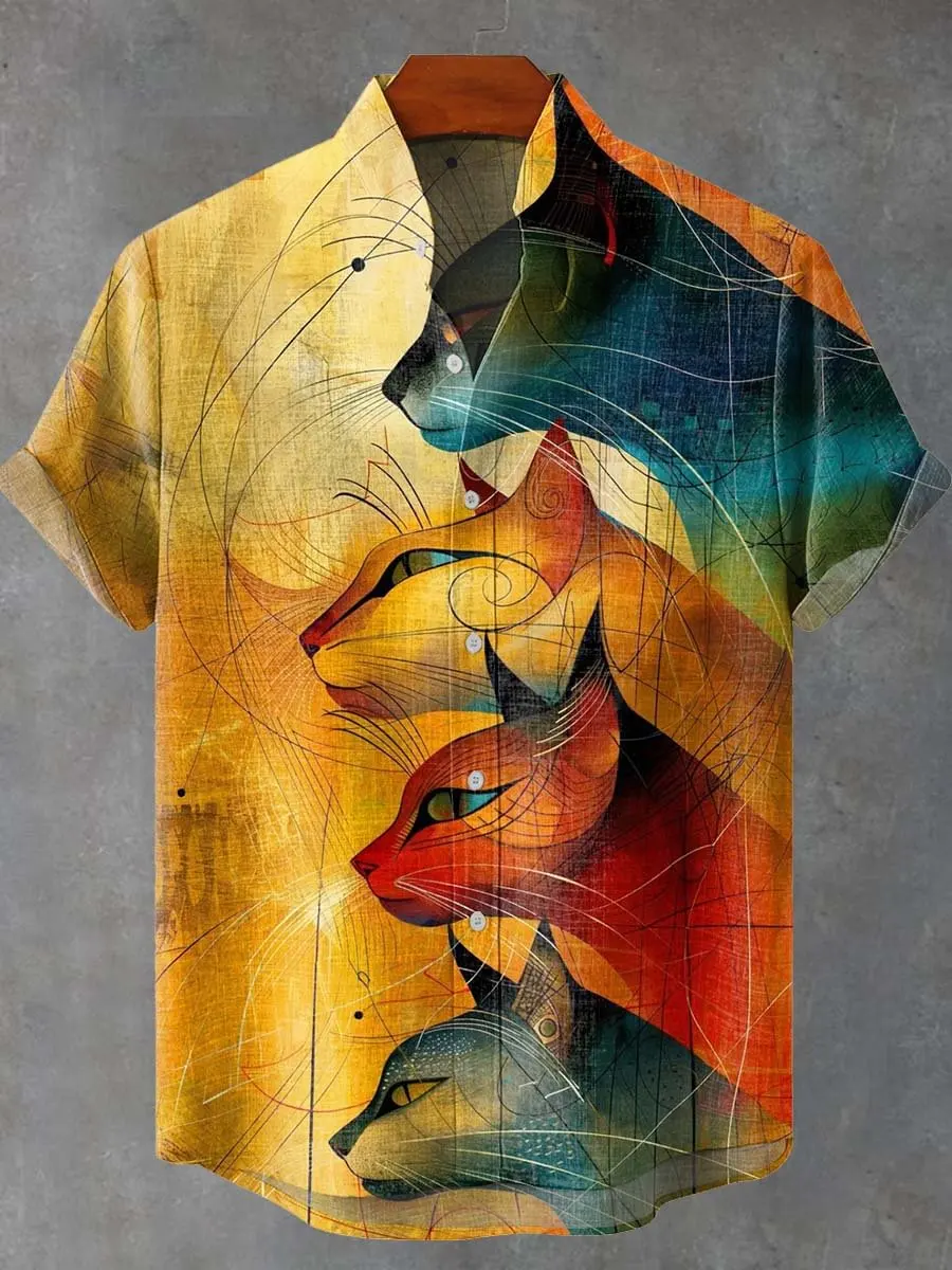 Вечерняя рубашка с коротким рукавом 2025 года - Фотография_5