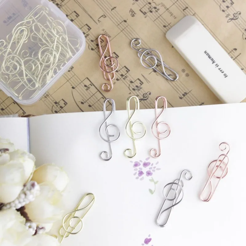 Скрепки в форме музыкальных нот - Фотография_6
