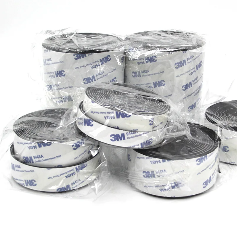 3m 9448a черная двусторонняя самоклеящаяся лента 3 м 16-38 мм - Фотография_3