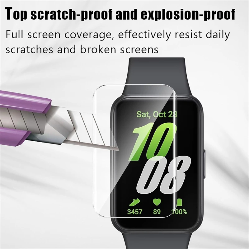 Мягкая гидрогелевая пленка для samsung galaxy fit 3 - Фотография_4