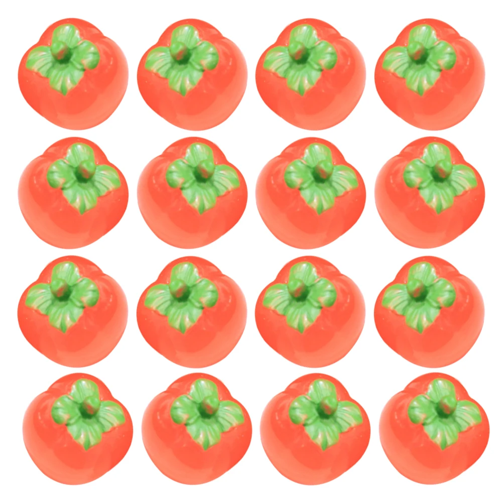 Фрукты светящиеся хурмы ювелирные - Фотография_5