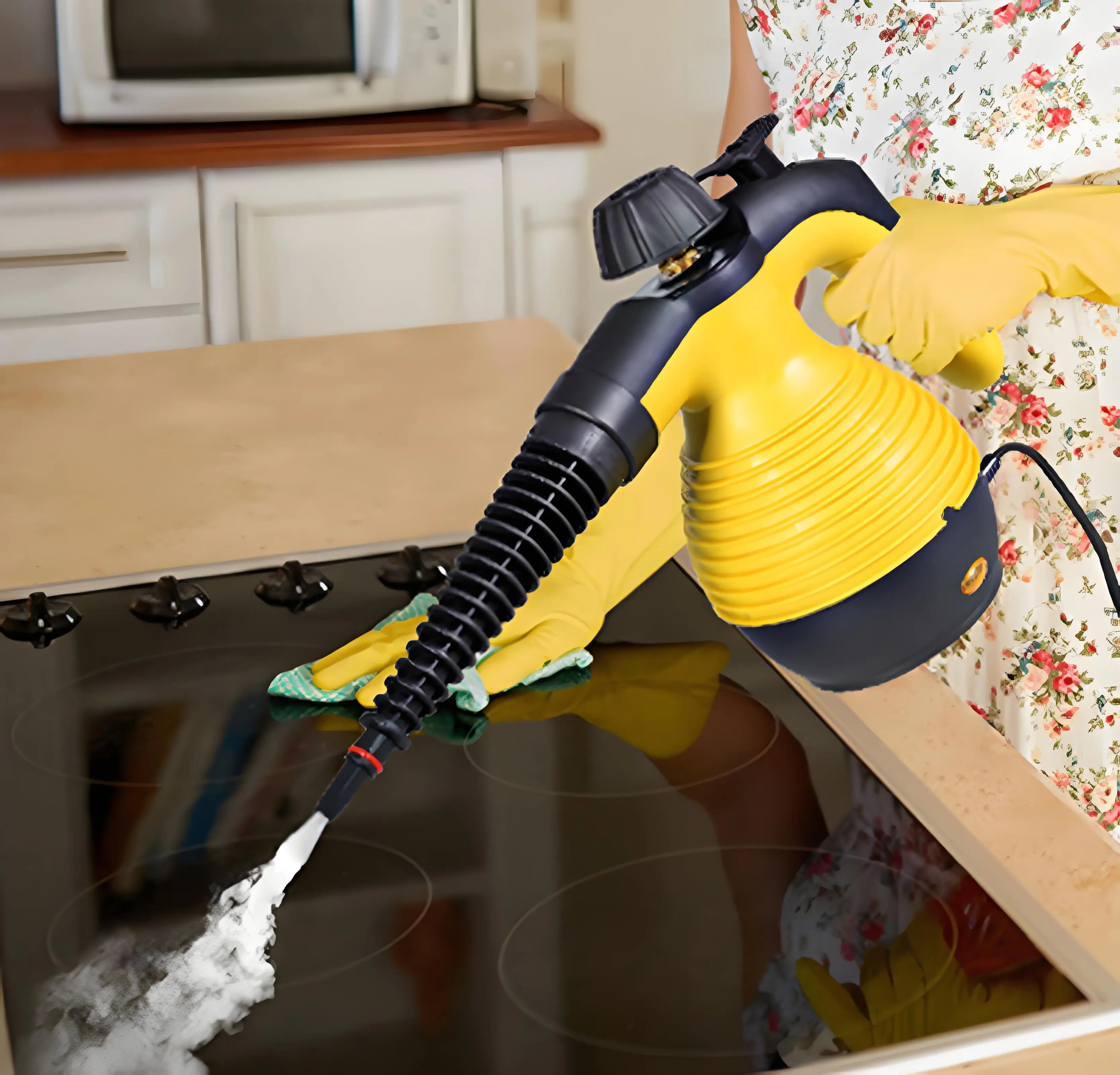 Ручной пароочиститель с многофункциональным