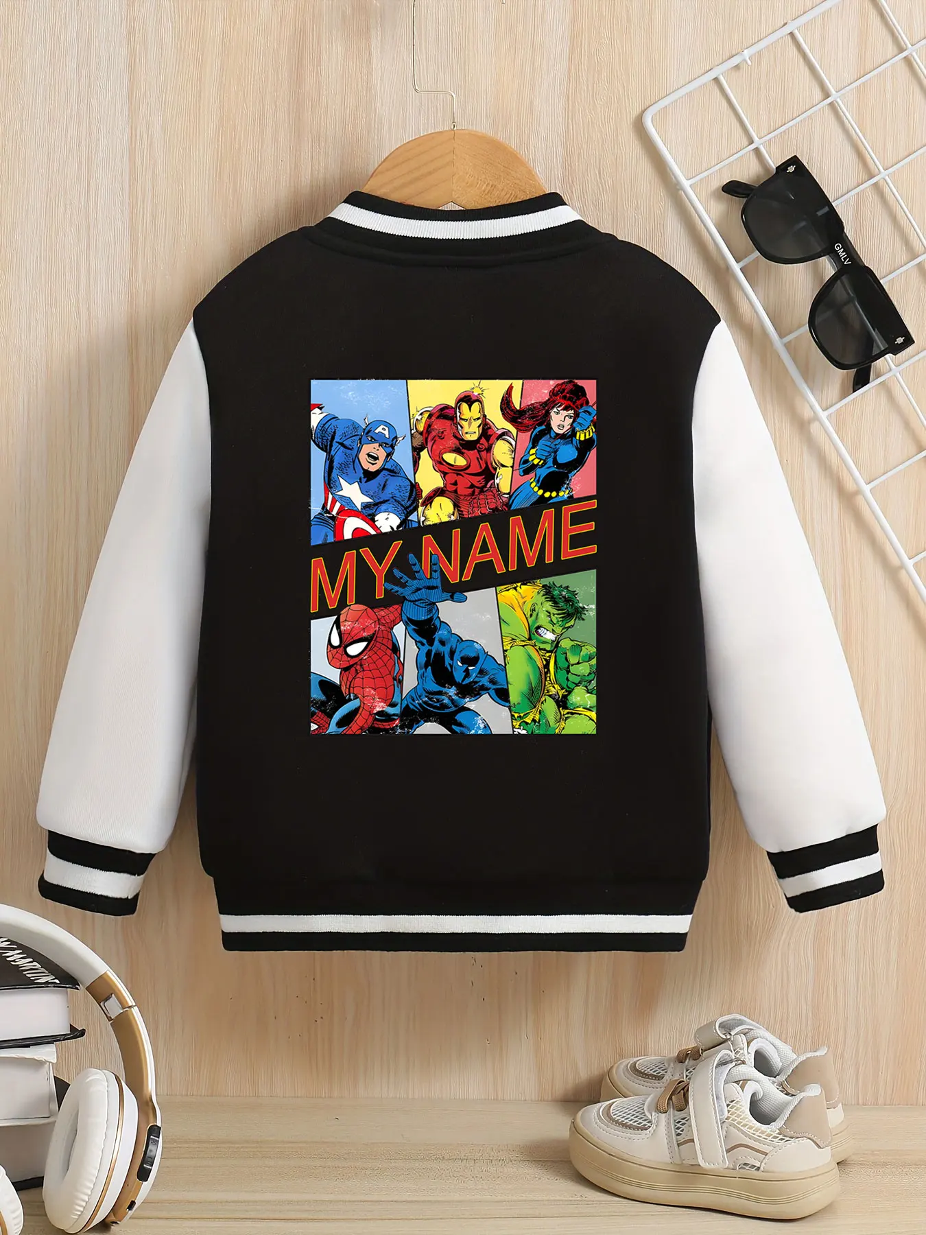 Miniso бейсбольная куртка marvel - Фотография_4