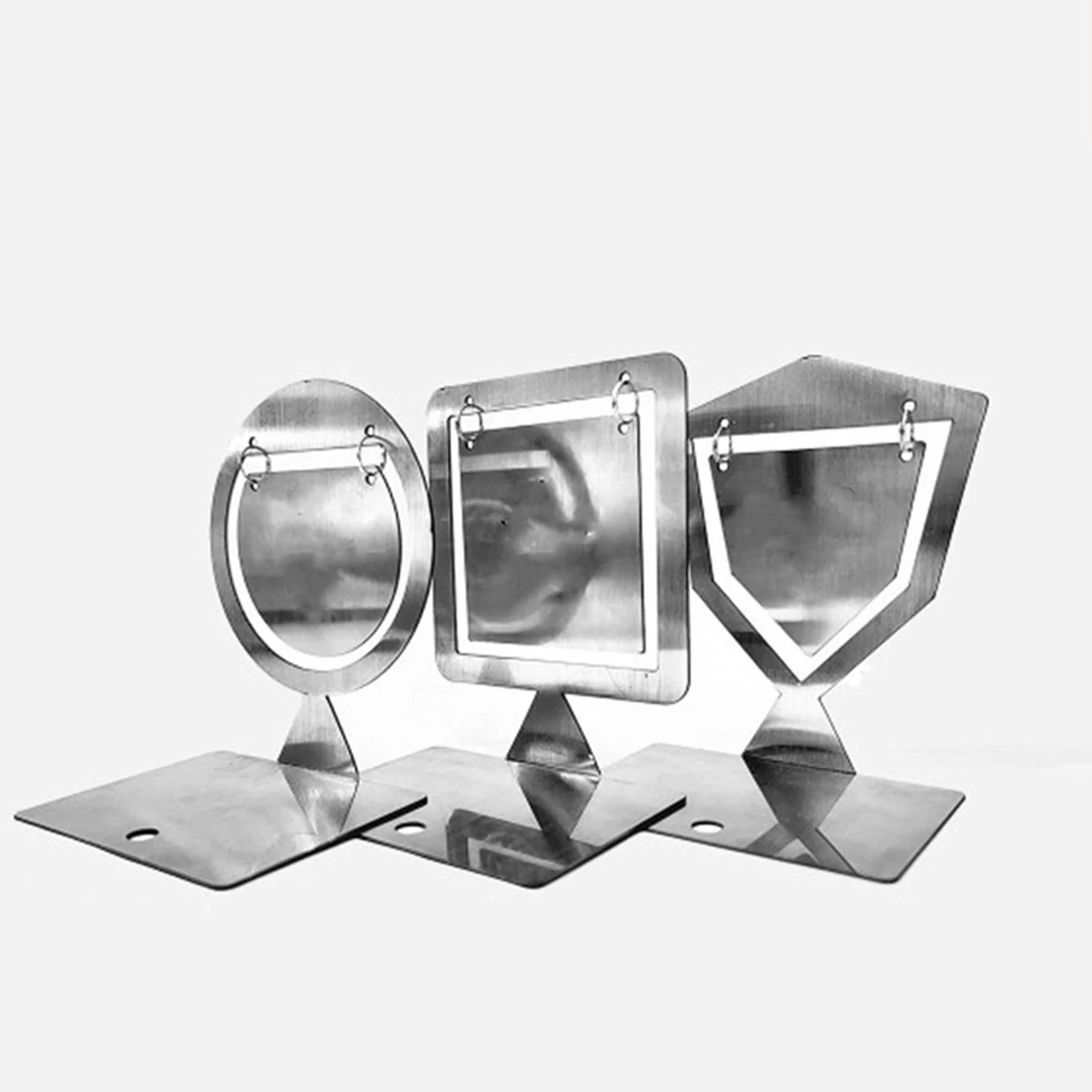 Стоячий поезд мишень из нержавеющей - Фотография_6