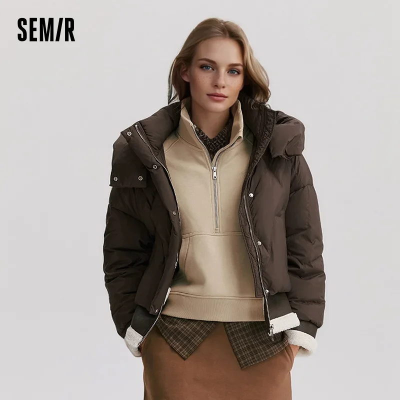Пуховик semir женский из двух частей
