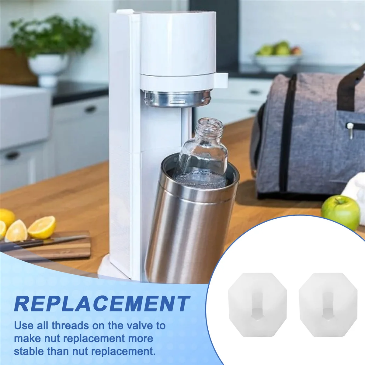 Sodastream crystal 1.0 2.0 набор сменных гаек для сопел из двух предметов - Фотография_6