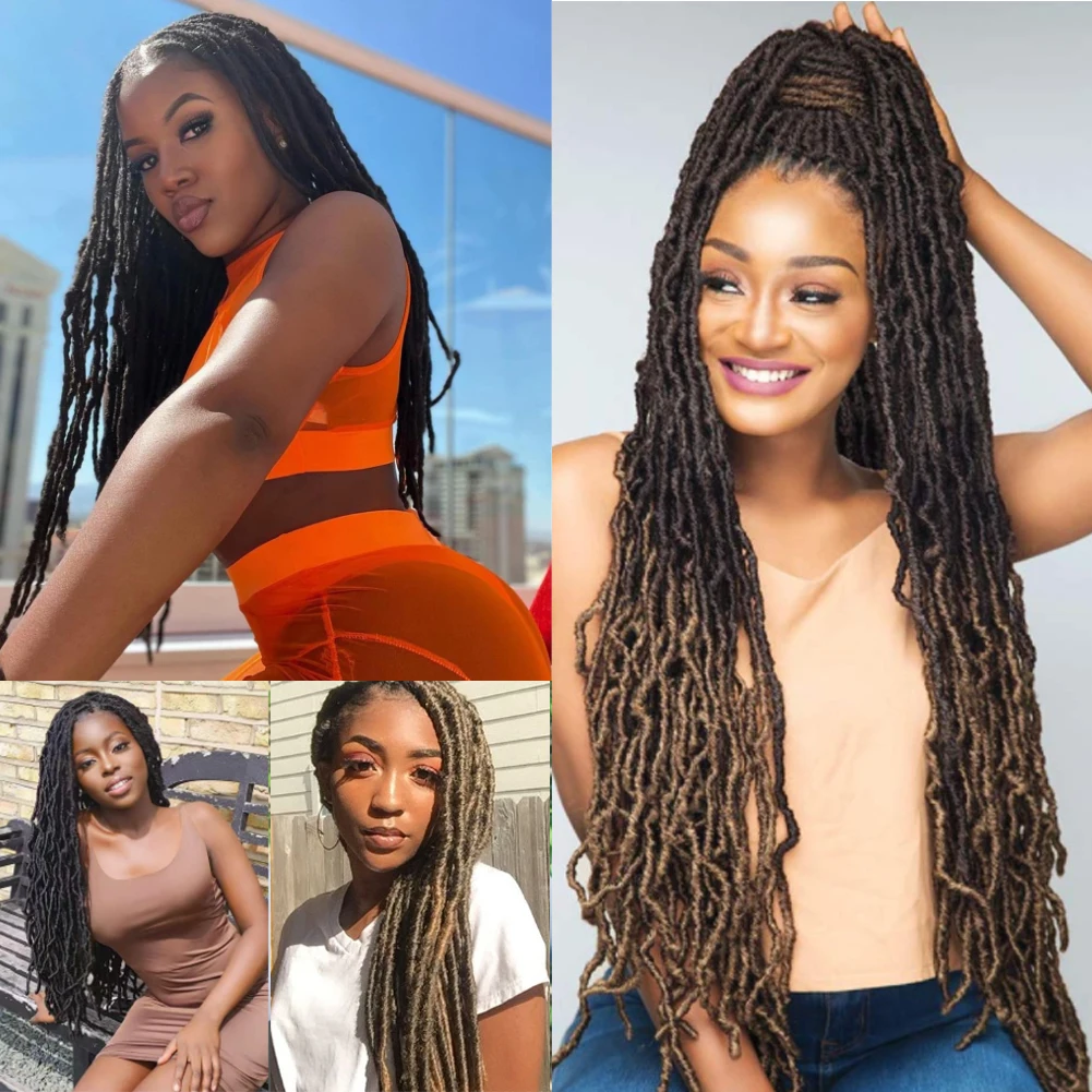Goddess faux locs вязание крючком - Фотография_5