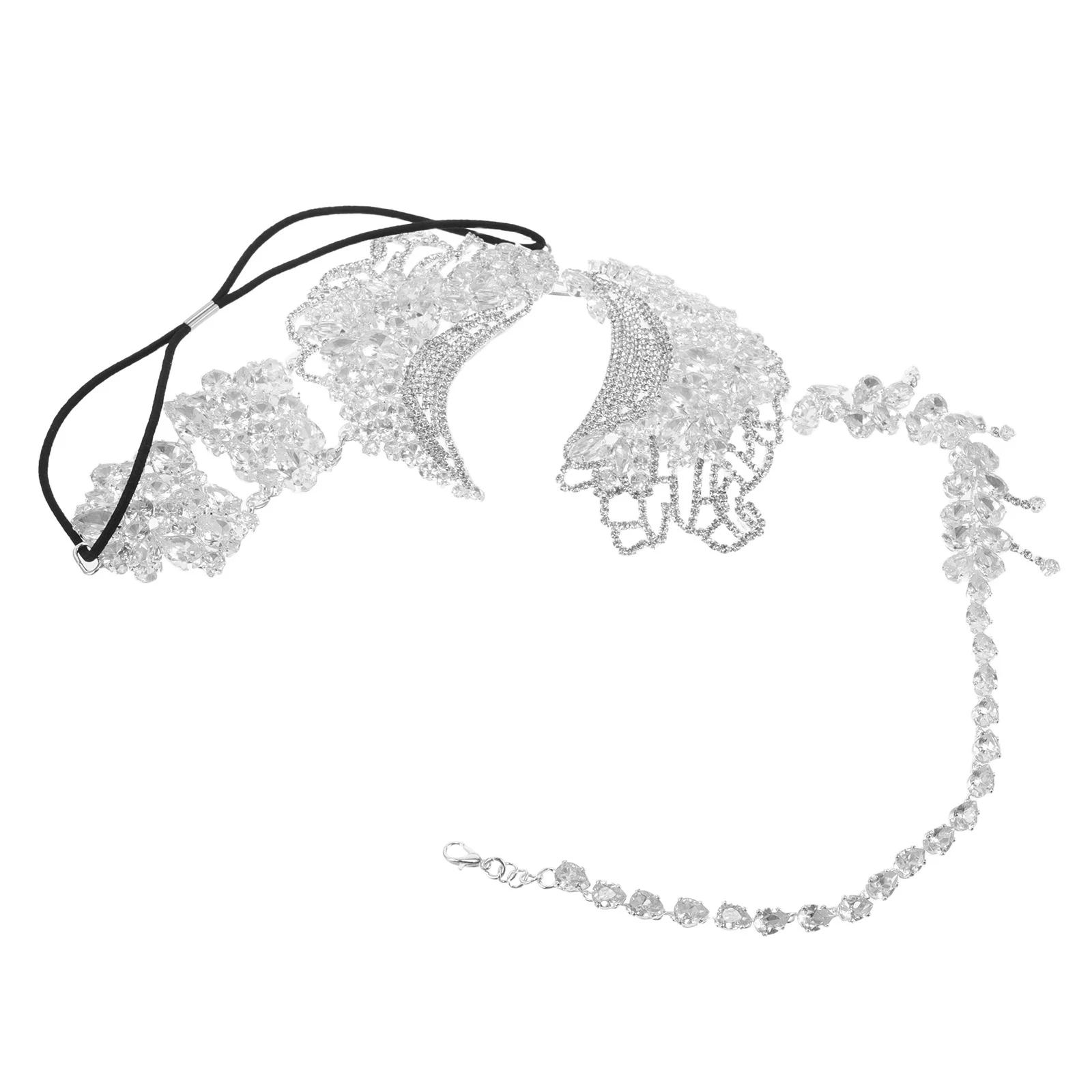 Маскарадная маска со стразами