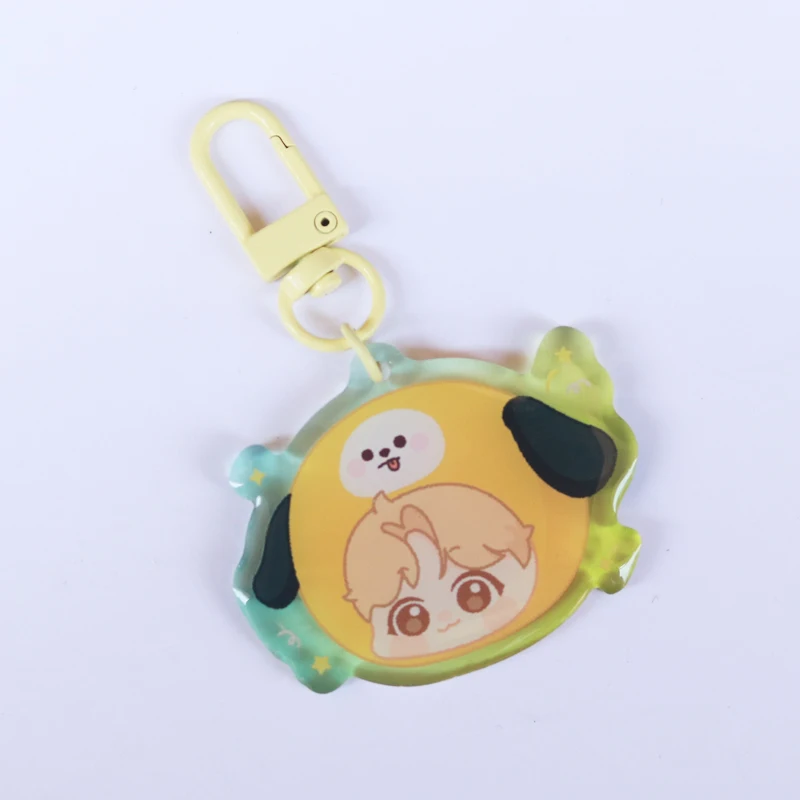 Изготовленные на заказ полупрозрачные брелки с принтом - Фотография_2