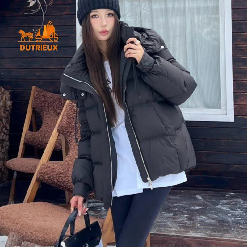 Зимний свободный женский пуховик - Фотография_3