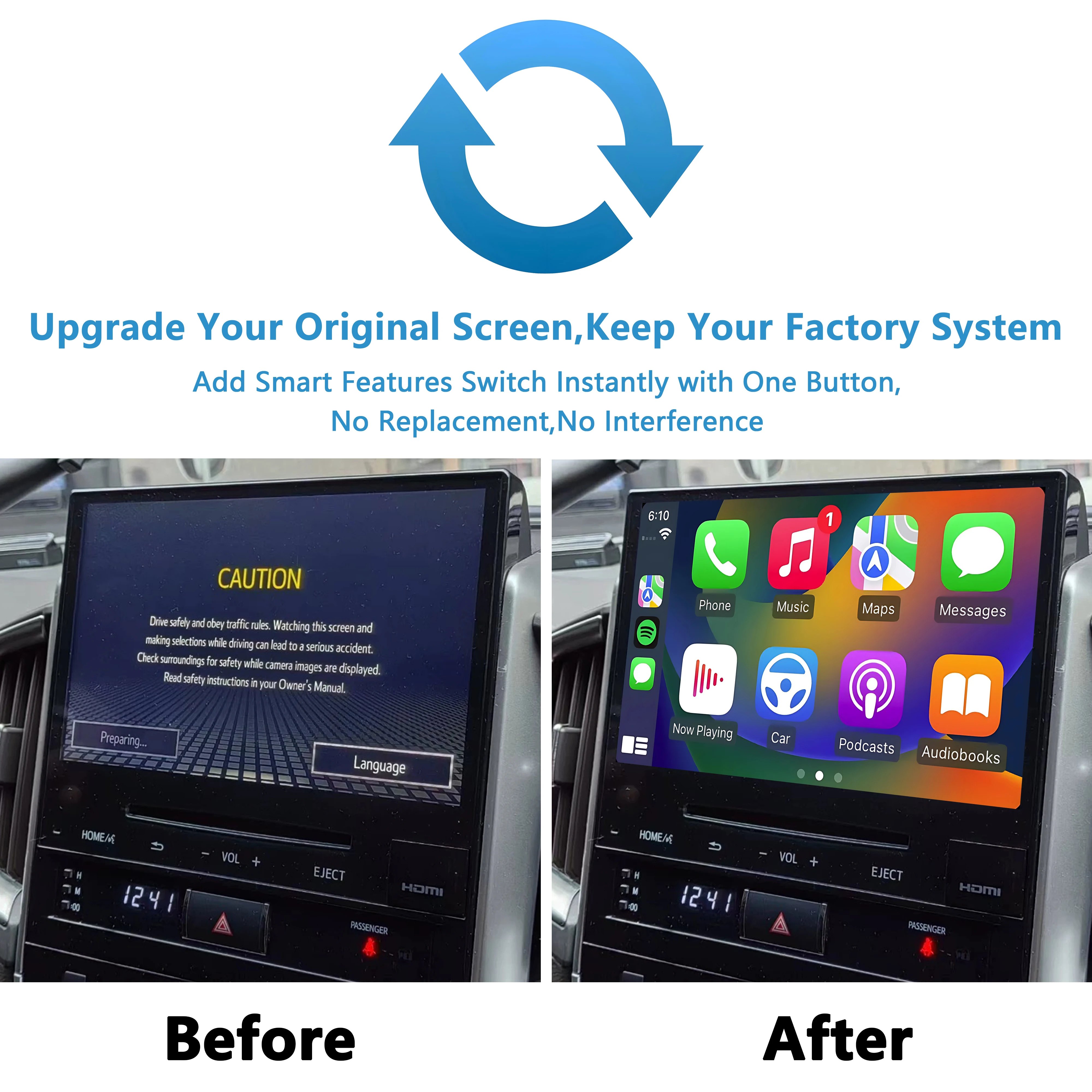 Apple carplay для toyota land cruiser - Фотография_4