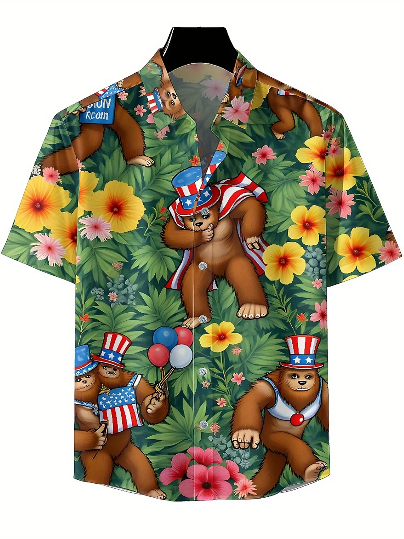 Мужские гавайские рубашки больших - Фотография_2