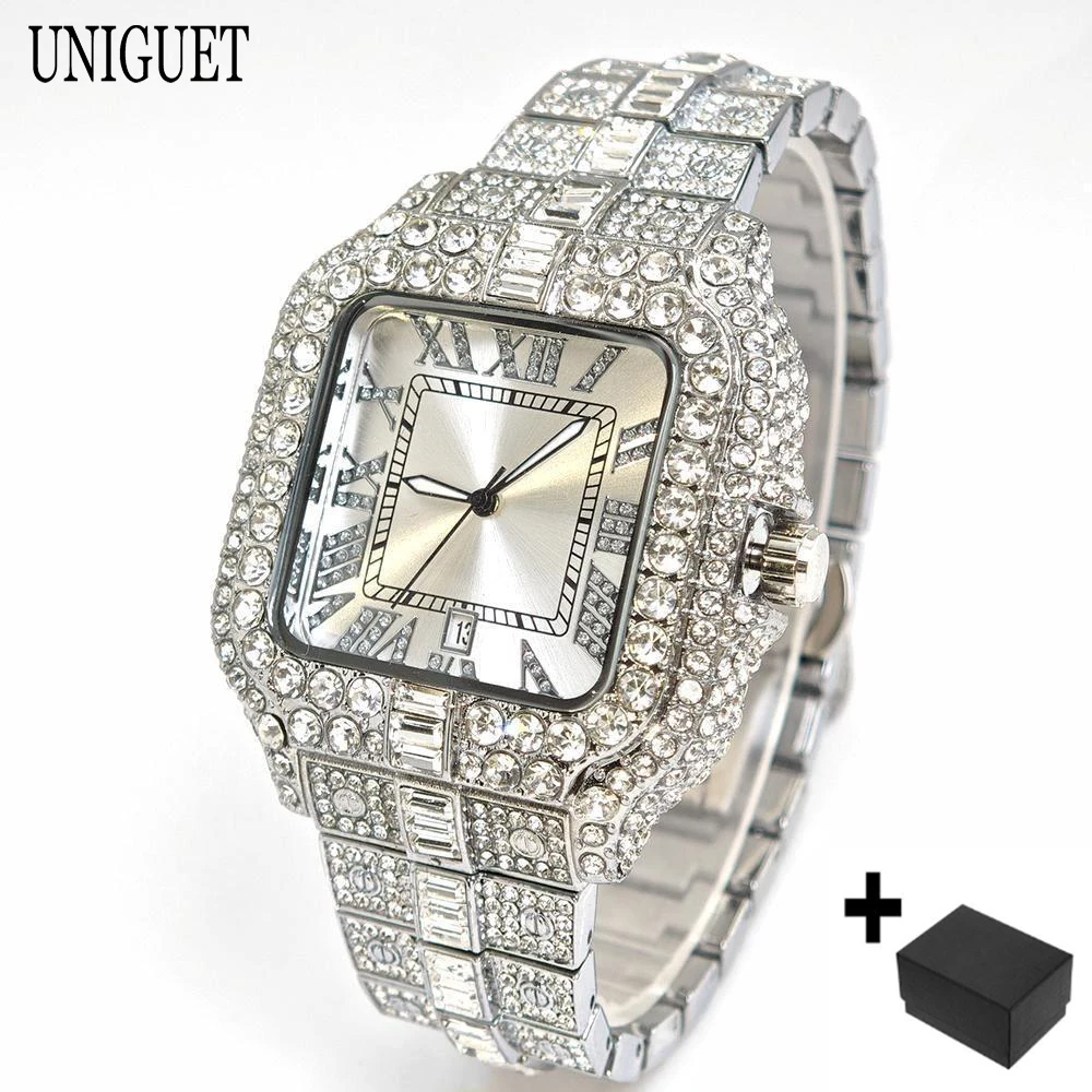 Uniguet квадратные часы для мужчин
