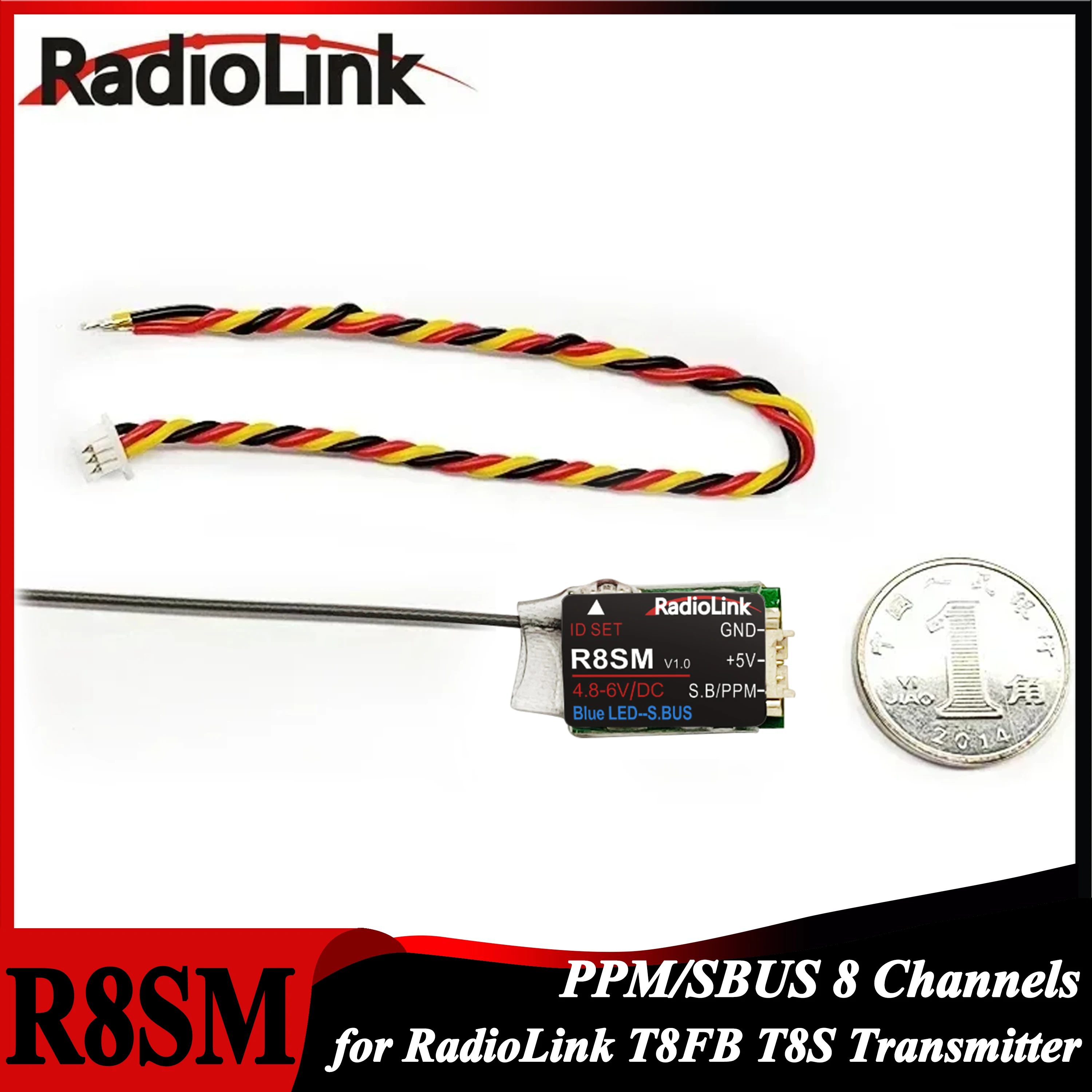Radiolink r8sm 8-канальный крошечный приемник 2