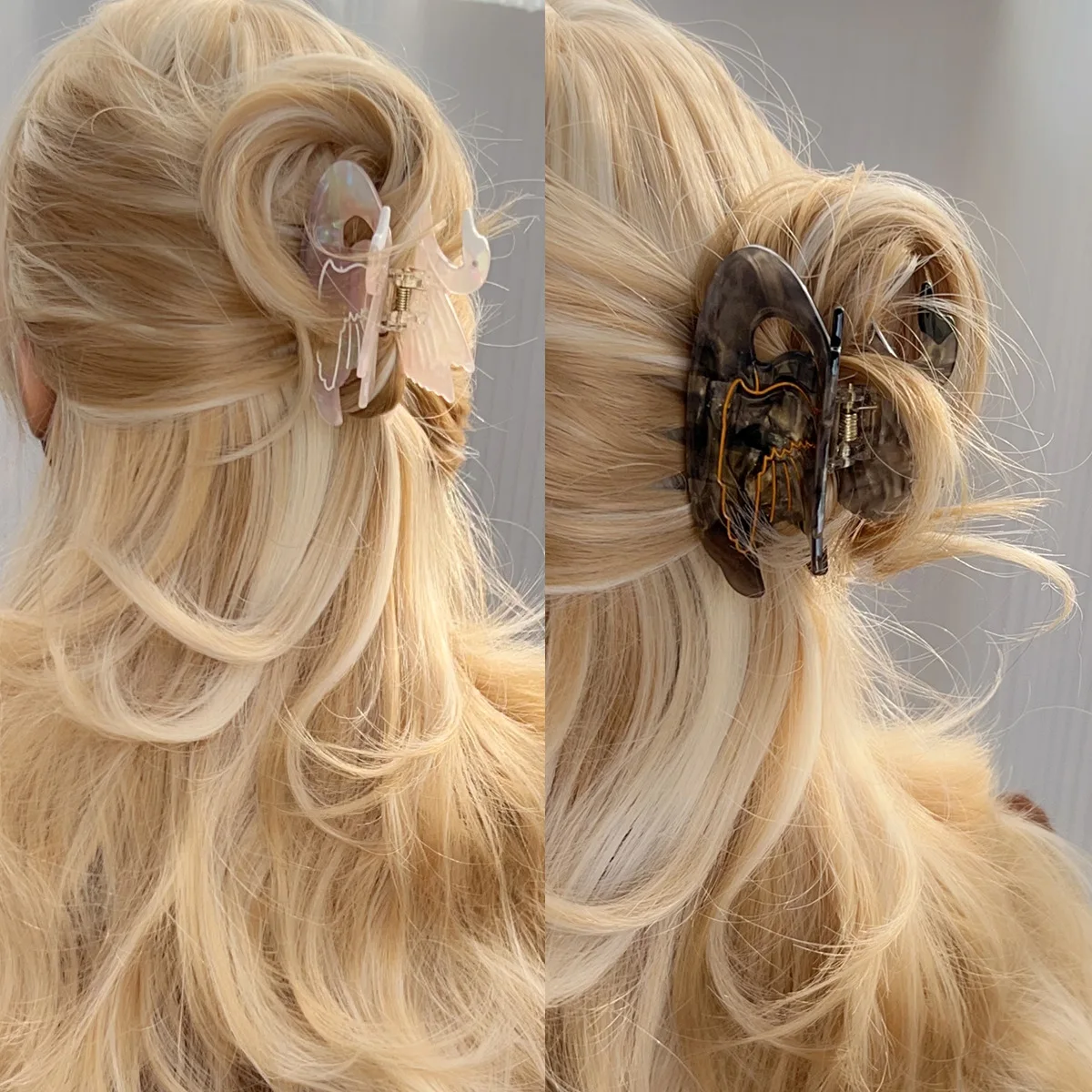 Duoshang милые элегантные цветные заколки для волос в форме лебедя - Фотография_3