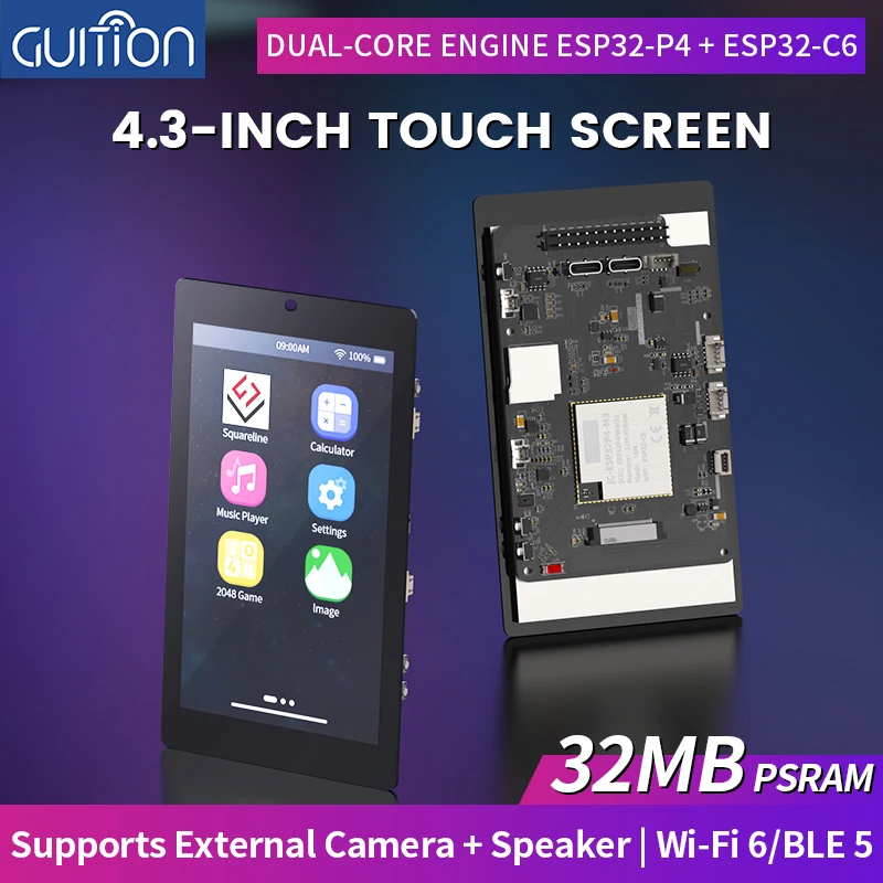 4,3-дюймовая 480*800 ips емкостная